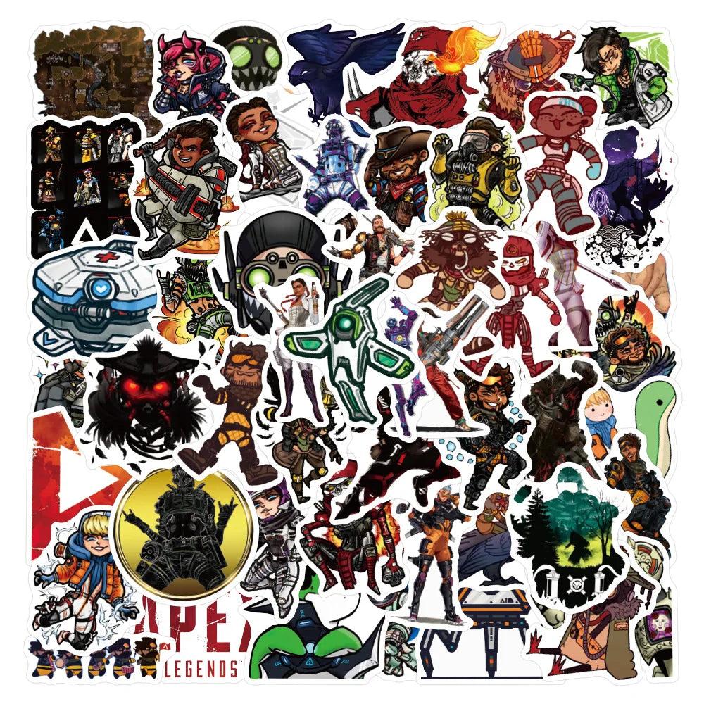 Cool Kidz stickers 50PCS/Pack Game Apex Legends Stickers Graffiti Decals